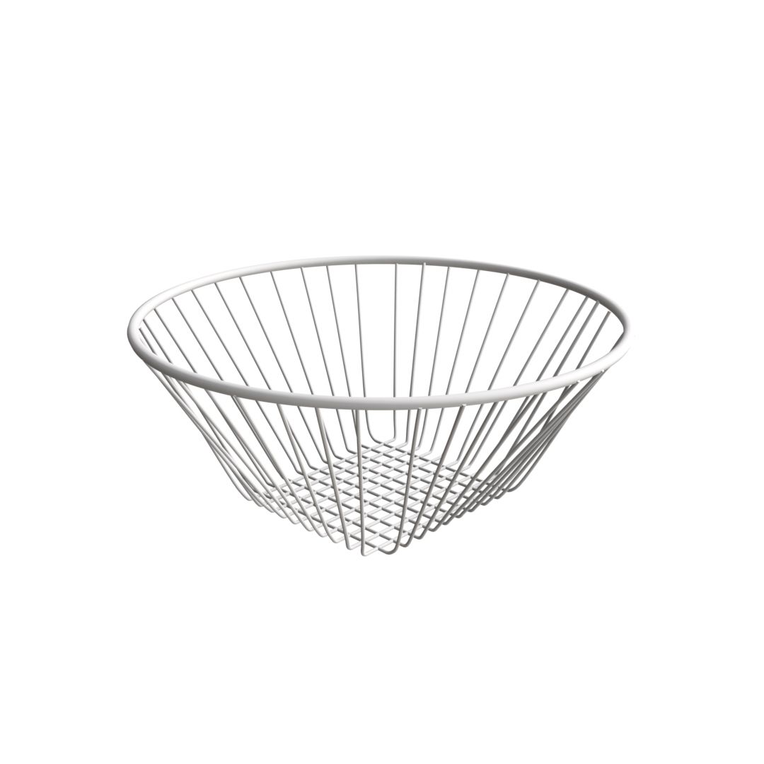 Ваза-корзинка круглая большая 34х14,5 см